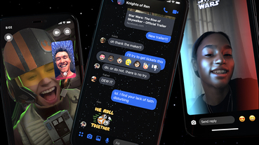 Facebook Messenger 星際大戰聊天室主題、貼圖、限時動態濾鏡（使用教學）