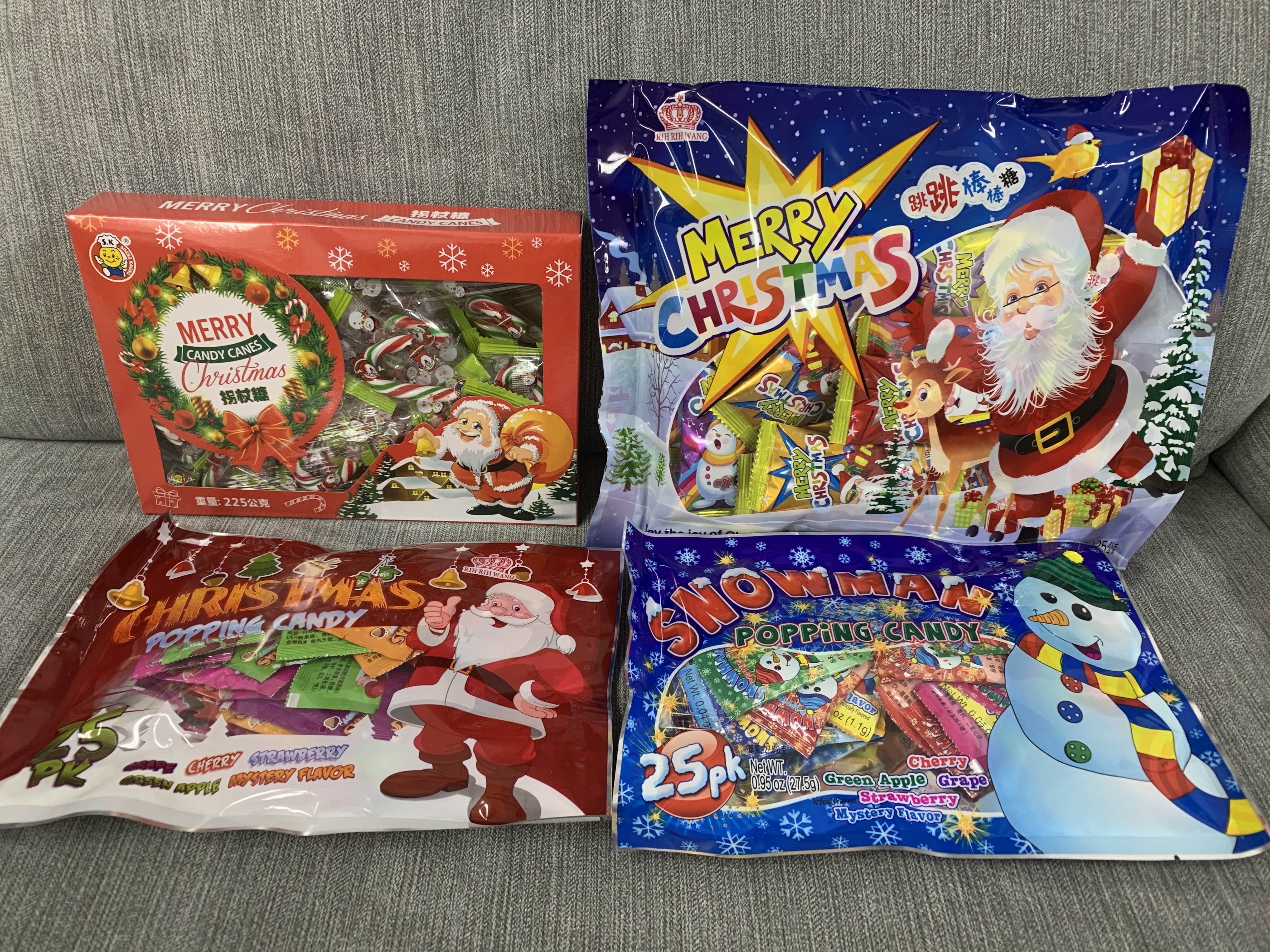 聖誕糖果 跳跳糖 棒棒糖 拐杖糖