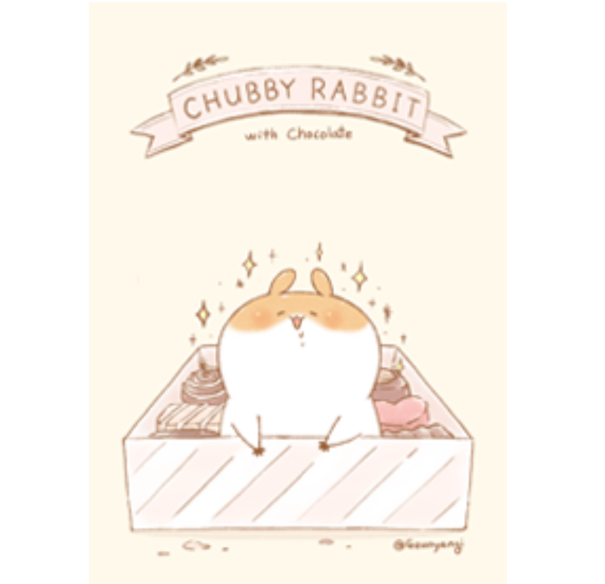 Chubby Rabbit-Chocolate