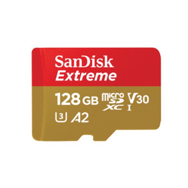 週末旅行或運動競賽，都可完美收錄，不錯失任何一秒。400GB1 SanDisk Extreme® microSD™ UHS-I 記憶卡具有 UHS 速度等級 3 (U3) 和影片速度等級 30 (V3