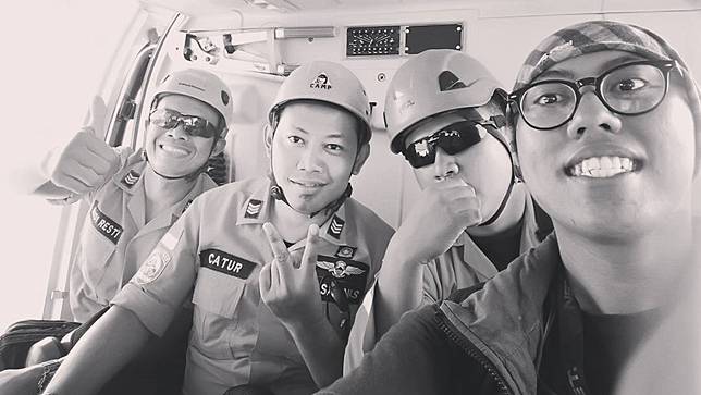 Perasaan Tak Enak Urungkan Niat Kontributor NET Naik Heli Basarnas