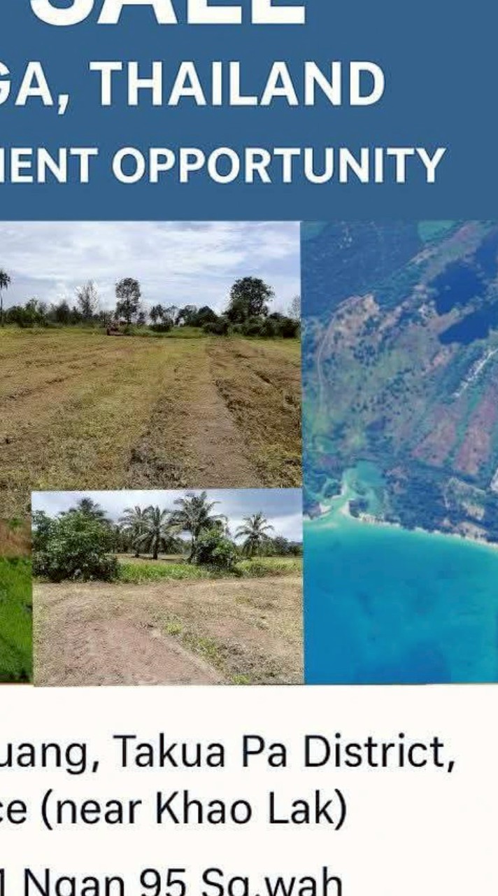 Land for sale in Phang Nga