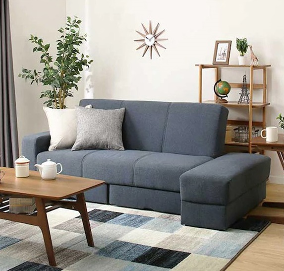 宜得利布質沙發床