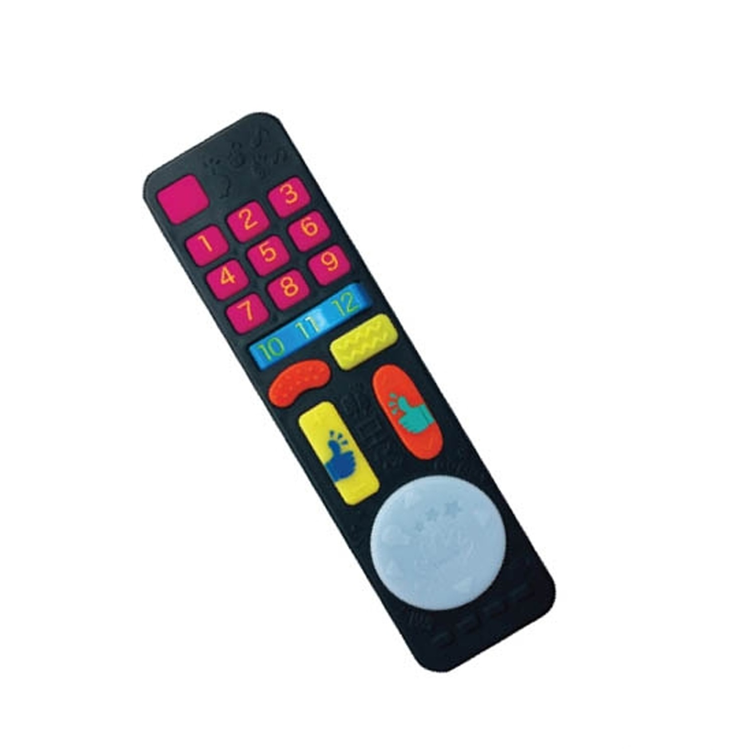 擬真遙控器玩具，寶寶不再和媽咪搶遙控器。16個刺激腦力的按鈕。多達40種以上音效&旋律，超逼真！。按壓大按鈕會發光，還有不同的按鈕觸感。充分刺激腦力及手指靈活發展！;People【新品】刺激腦力遙控器