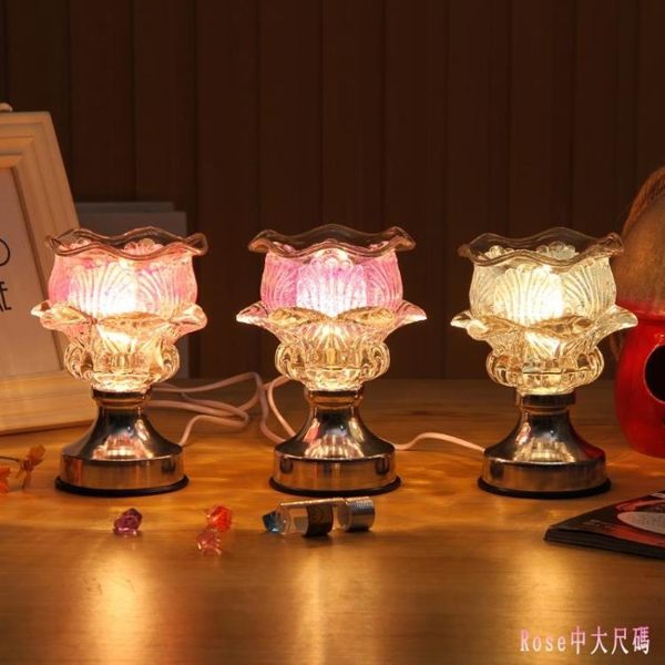 220v 調光香薰燈插電 夜光燈臥室會所家居送女友生日禮服 DR23043【Rose中大尺碼】