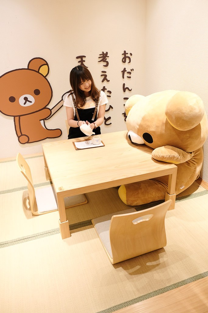 rilakkuma,台南主題餐廳,台南火車站美食,台南美食,拉拉熊周邊商品,拉拉熊甜點,拉拉熊茶屋