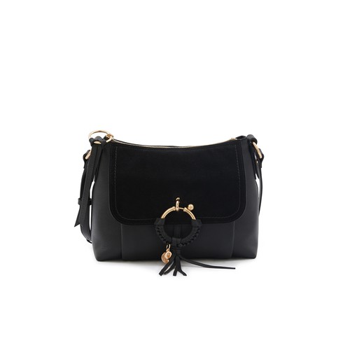 A relaxed bohemian elegance emanates from this leather and suede Joan shoulder bag from See By Chloé