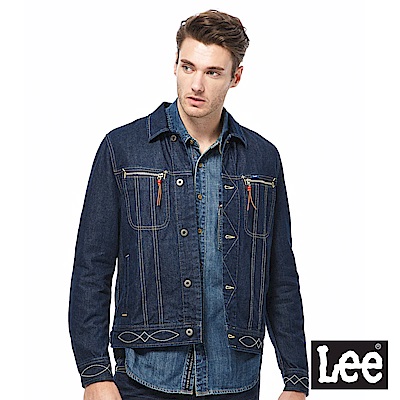 Lee 牛仔外套-男款-深藍