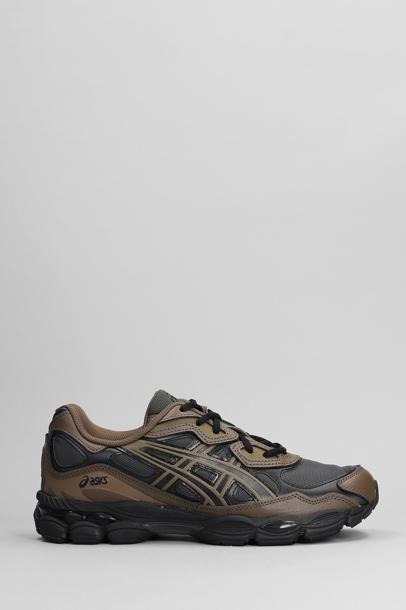 Asics Gel-nyc Sneakers In Brown Synthetic Fibers