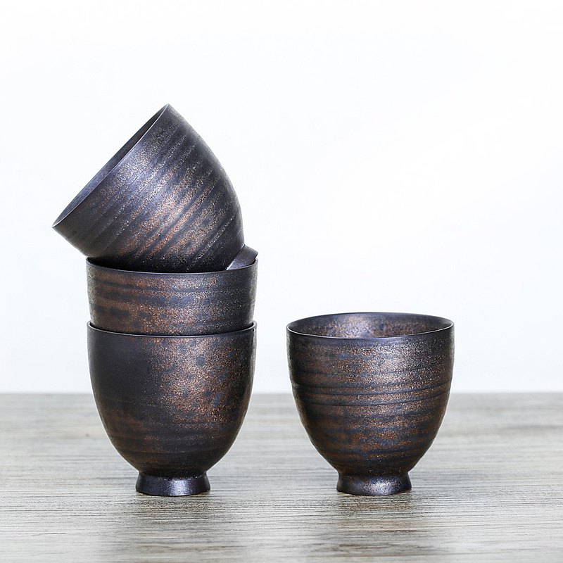 黑鐵釉單杯(60ml)-2入