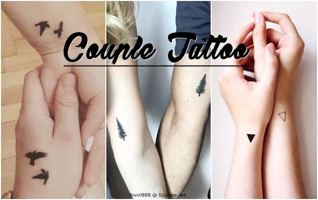 รวม 25 ไอเดียรอยสักชิคๆ 'Couple Tattoo' รอยสักที่คนมีคู่เค้าสักกัน♡