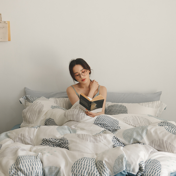 天絲 床包被套組(薄) 雙人【小步舞曲】涼感 親膚 100%tencel 萊賽爾纖維 翔仔居家