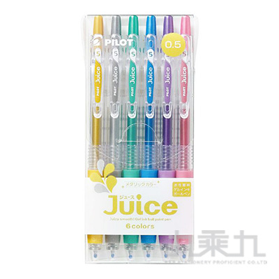 PILOT 百樂 Juice果汁筆-亮彩(6色入) LJU-60EF-M-S6