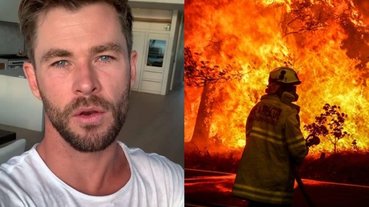 以身作則！「雷神索爾」克里斯漢斯沃宣布捐款 100 萬美元給澳洲大火，呼籲全球粉絲關注！