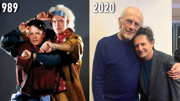 太有愛！《回到未來》男主角和怪博士再度團聚合照，影迷淚推：我的童年回憶！