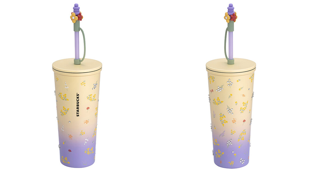 星巴克黃花吸管套TOGO冷水杯，售價650元