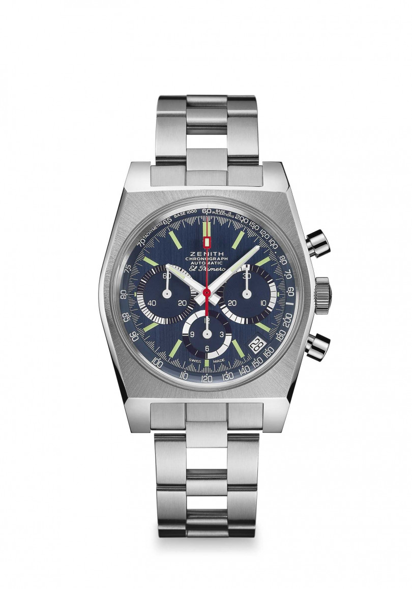 ZENITH「El Primero A3818」復刻版腕錶，限量100只╱255,960元（圖╱ZENITH提供）