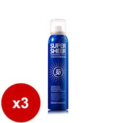 Eileen Grace妍霓絲 SPF50清爽沁涼防曬噴霧-180ml x3入+滾珠香水筆10ml x1入