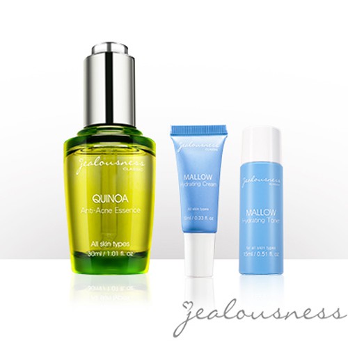 【Jealousness婕洛妮絲】藜麥抗痘全能精華30ml+贈 激活化妝水15ml&醒膚水霜10ml
