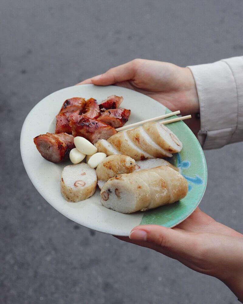 屏東在地小吃｜大埔大腸香腸