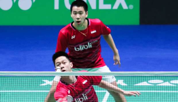  Kevin / Marcus Lolos ke Final All England 2017 