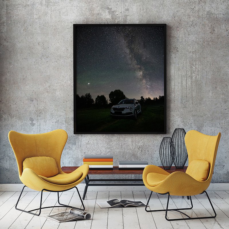 星星星圖夜空銀河星空圖夜空海報星空畫布星空圖海報牆貼牆印畫布