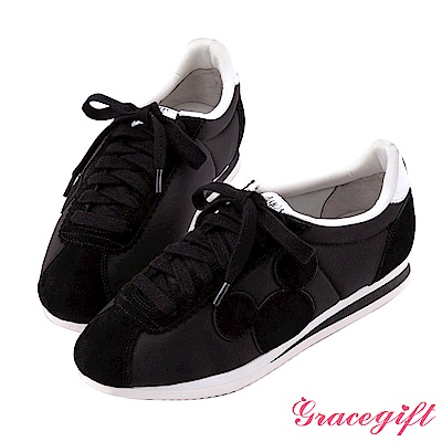 Disney collection by grace gift-經典運動休閒鞋 黑