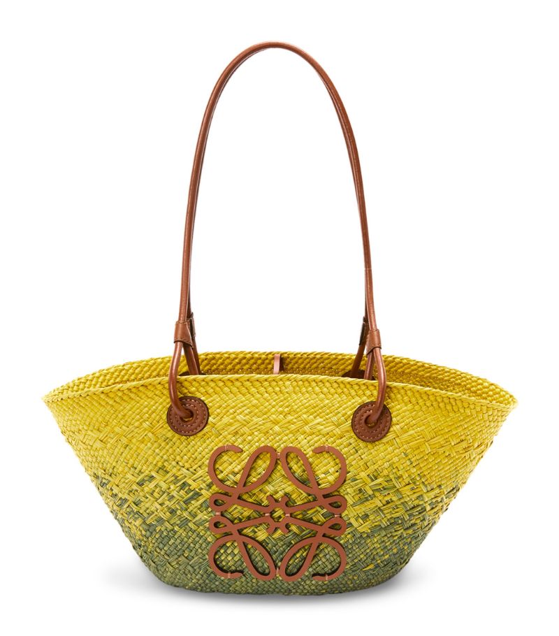 Loewe X Paula'S Ibiza Medium Iraca Palm Anagram Basket Bag