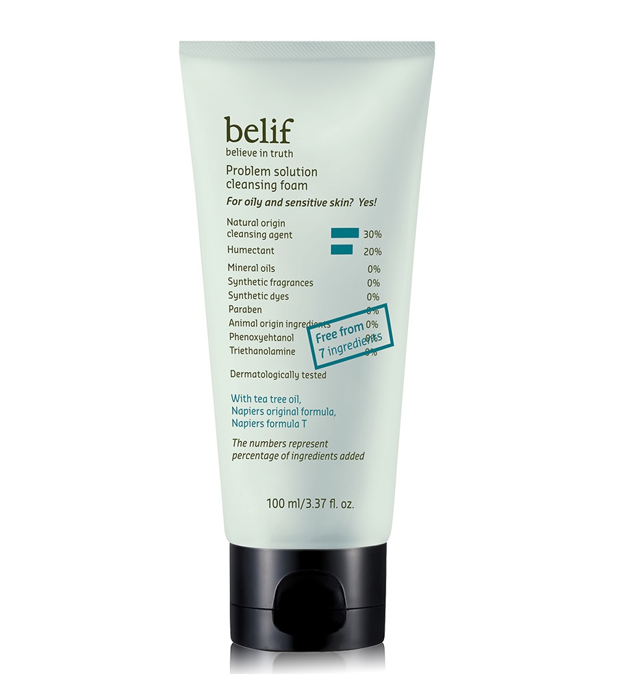 belif 茶樹淨膚洗面乳100ml