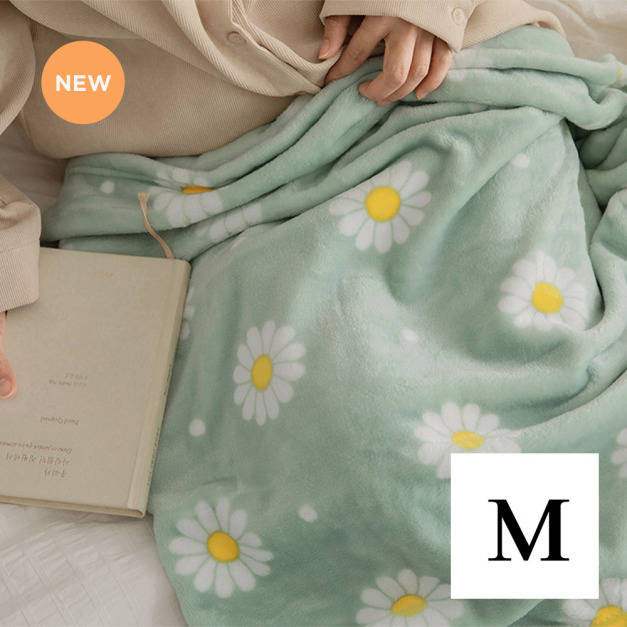 韓系印花法蘭絨毛毯-M款100x150