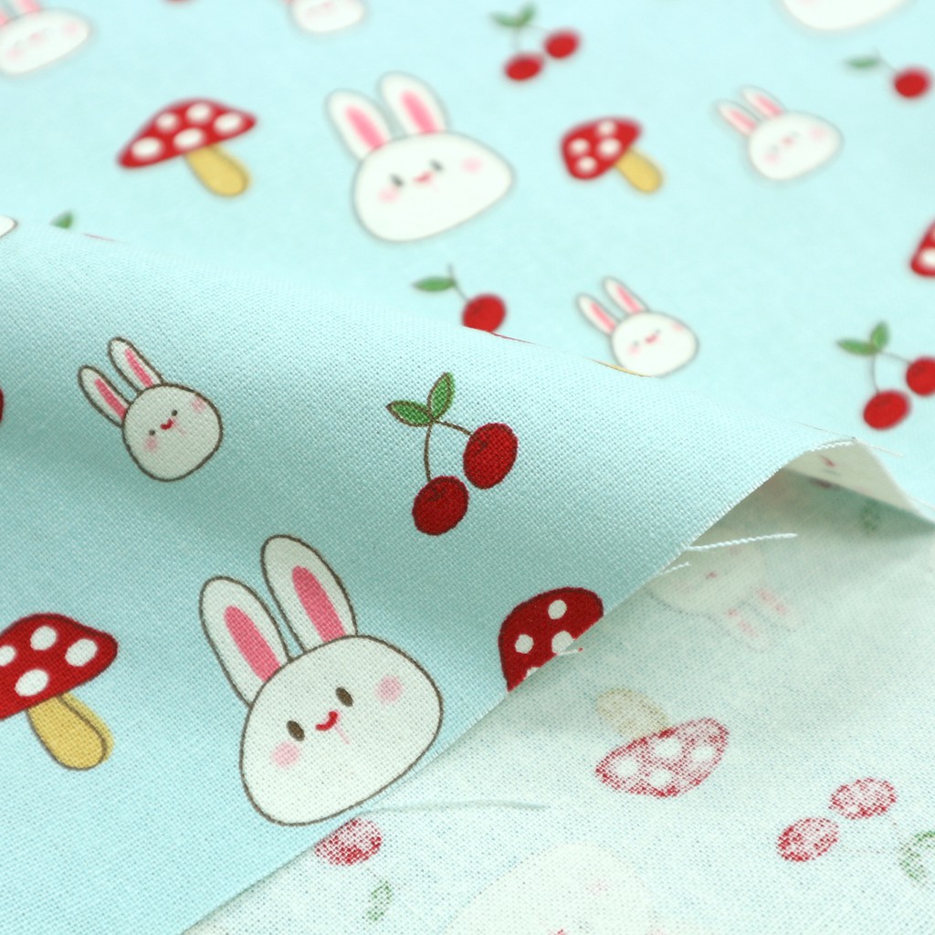 #兔子#蘑菇 #印花 #防水布 #台灣製 #防水提袋 #餐墊 #手作 #裁縫 #耐用ps： 商品顏色可能會因為相機、電腦螢幕、手機及平板的不同而造成色差，請見諒，若對於色彩的準確度有高度要求 ，請勿下