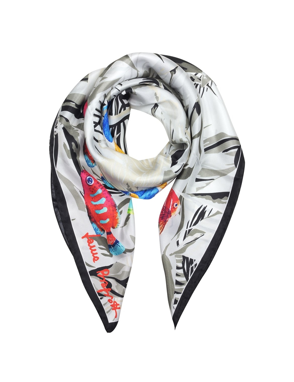 Care Instructions: Dry clean 100% Twill silk square scarf. 90x90 cm. Laura Biagiotti collection. Car