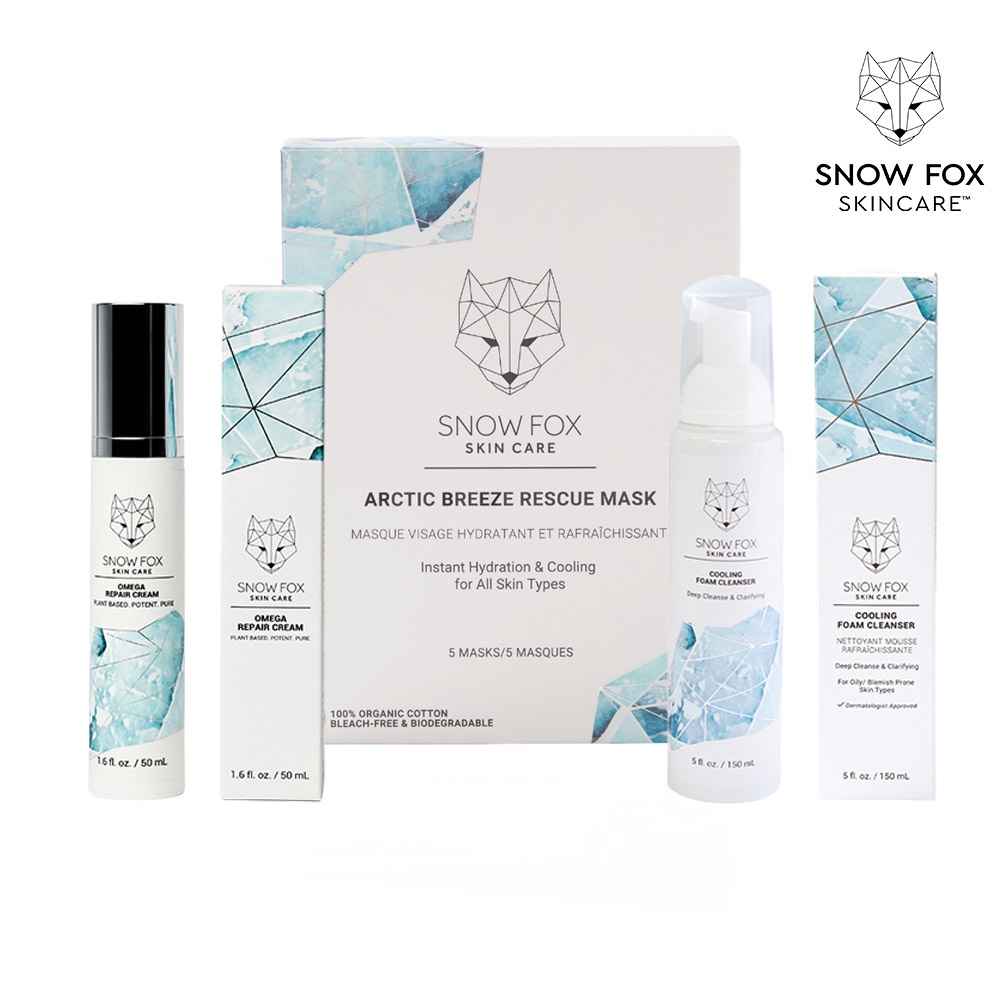 SNOW FOX SKINCARE 雪狐經典涼感SOS系列(密集修護) 組