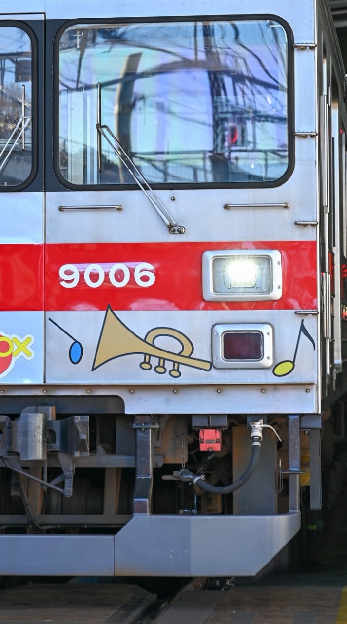 東急電鉄の試運転電車を回送幕にする会