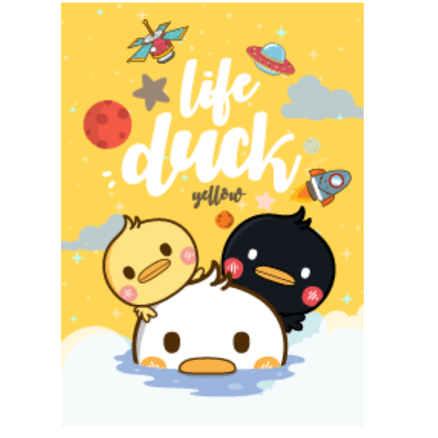 Duck Life Galaxy Yellow