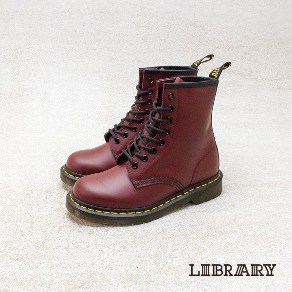 ❚LIBRARY❚ Dr.Martens 馬汀大夫 1460 八孔 8孔 靴子 長靴 櫻桃紅 男女段