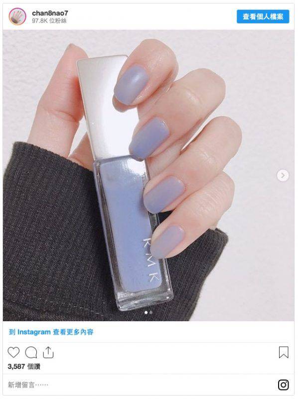 冰感藍色美甲為夏日帶來沁涼感 12個款色 5款指甲油色號推薦顯白又清新 Sundaymore Line Today