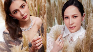 寶詩龍Contemplation頂級珠寶隆重登台！品牌大使昆凌vs.金曲歌后楊乃文，仙氣飄飄共賞雲影幻思！