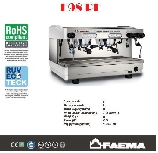 在咖啡界老品牌設計上，迎合時髦咖啡吧檯的機身，得到許多好評。