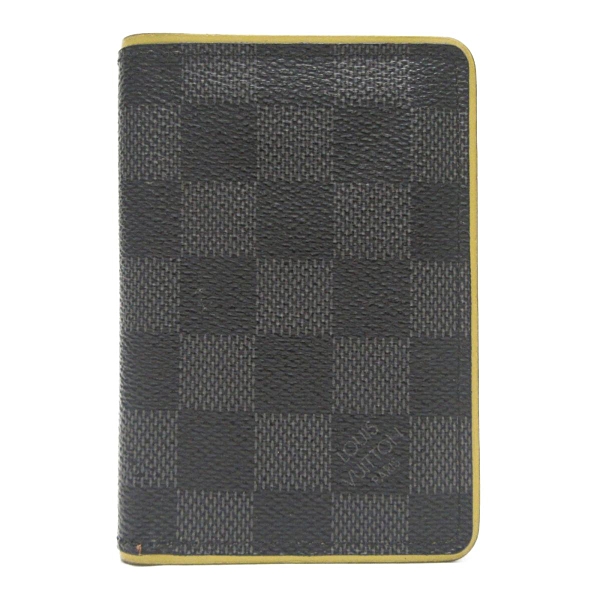 LOUIS VUITTON LV 路易威登 螢光邊條格紋帆布名片夾 Pocket Organizer【BRAND OFF】