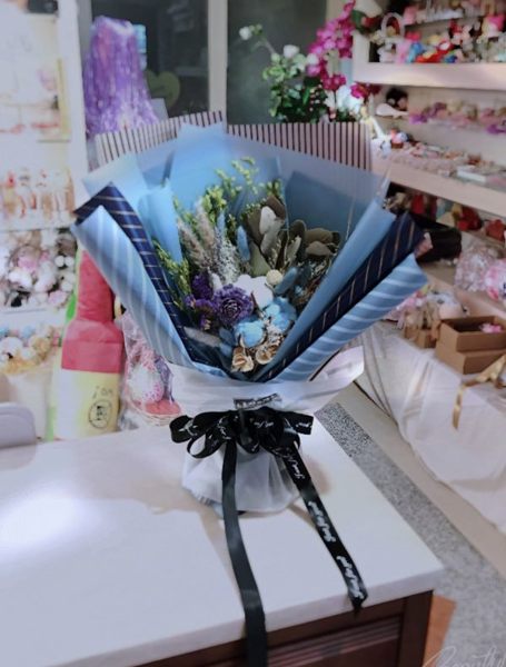 娃娃屋樂園~乾燥花-相遇的美 每束1000元/畢業花束/畢業熊/學士熊/教師節花束