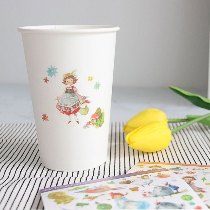 ●經典世界文學童話 ●每組同款圖案4入 ●透明貼紙材質不怕水 ●為無刀模需自行剪裁 ●透明邊緣不遮住底字