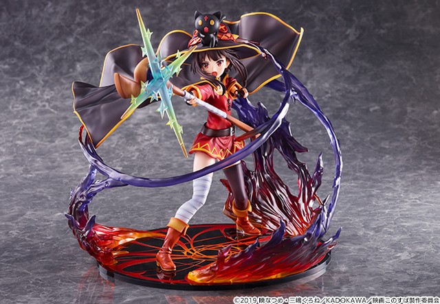 このすば それでも私は爆裂魔法しか愛せない めぐみんが爆裂魔法を放つ瞬間の姿でフィギュア化