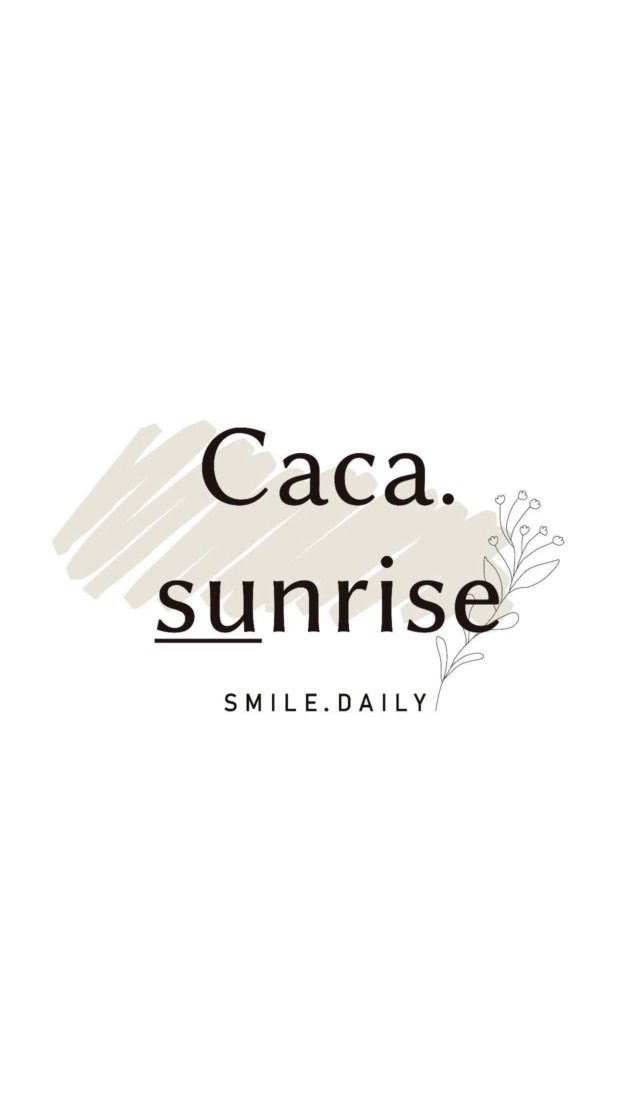 caca.sunrise ˚ෆ*₊
