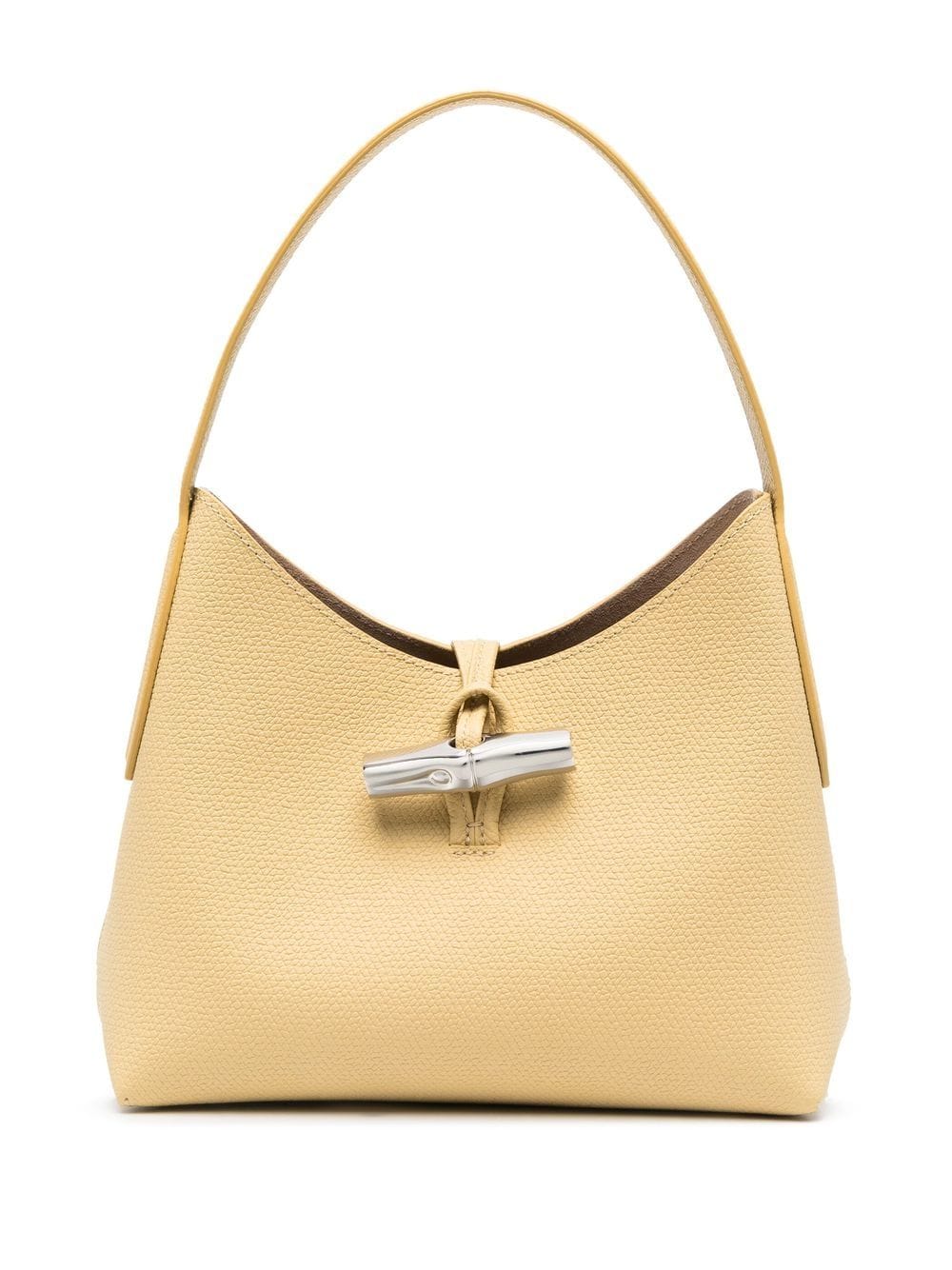 Longchamp - Roseau leather shoulder bag - women - Leather - One Size - Yellow