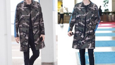 李棟旭身穿6萬迷彩大衣襲港，迷倒一眾粉絲！