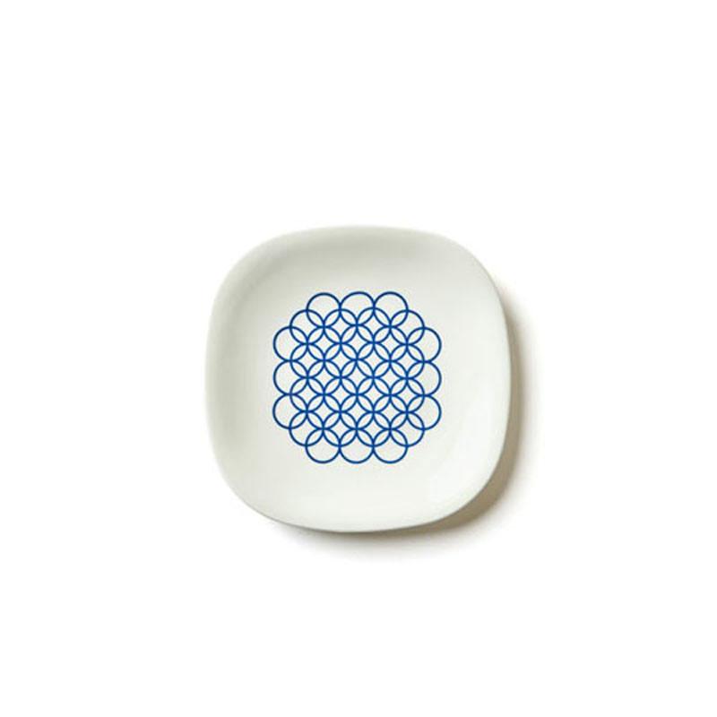 老磁磚系列 - 8吋圈圈輕食盤