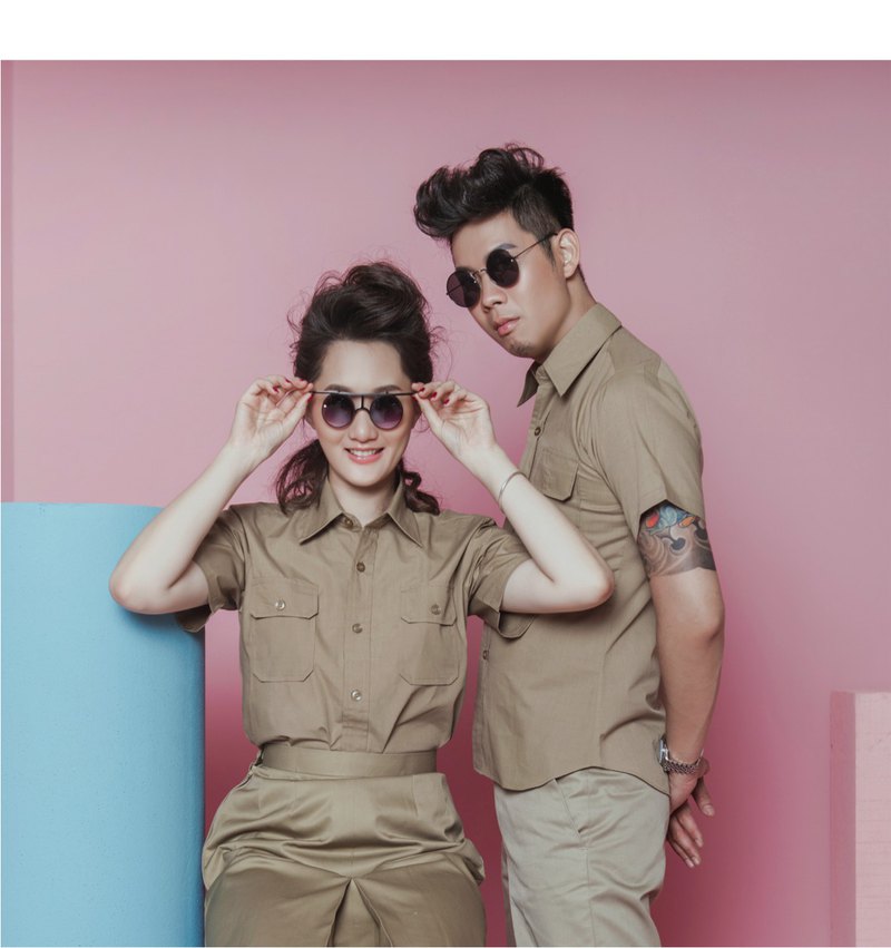 台灣50, 60年代的卡其制服造型是我們每個人心目中的經典服裝，讓你化身各大校園電影主角的經典造型！！！不論尾牙或春酒，或者個種活動，都可以讓你一秒鐘變成大家歡樂又充滿回憶的焦點！！