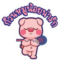 ก๊วนหมูน้อยน่ารัก 🐽Badminton On Friday By ArtEiffel