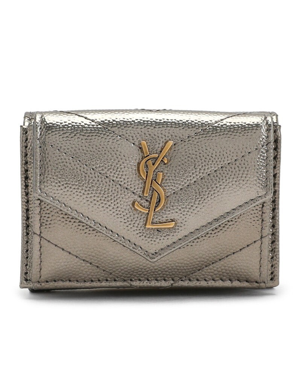 Saint Laurent Bifold錢包 類別：女士>錢包>雙折/三折>雙折錢包 年份：假 顏色代碼（RGB代碼）：＃1f1b15 性別：女性